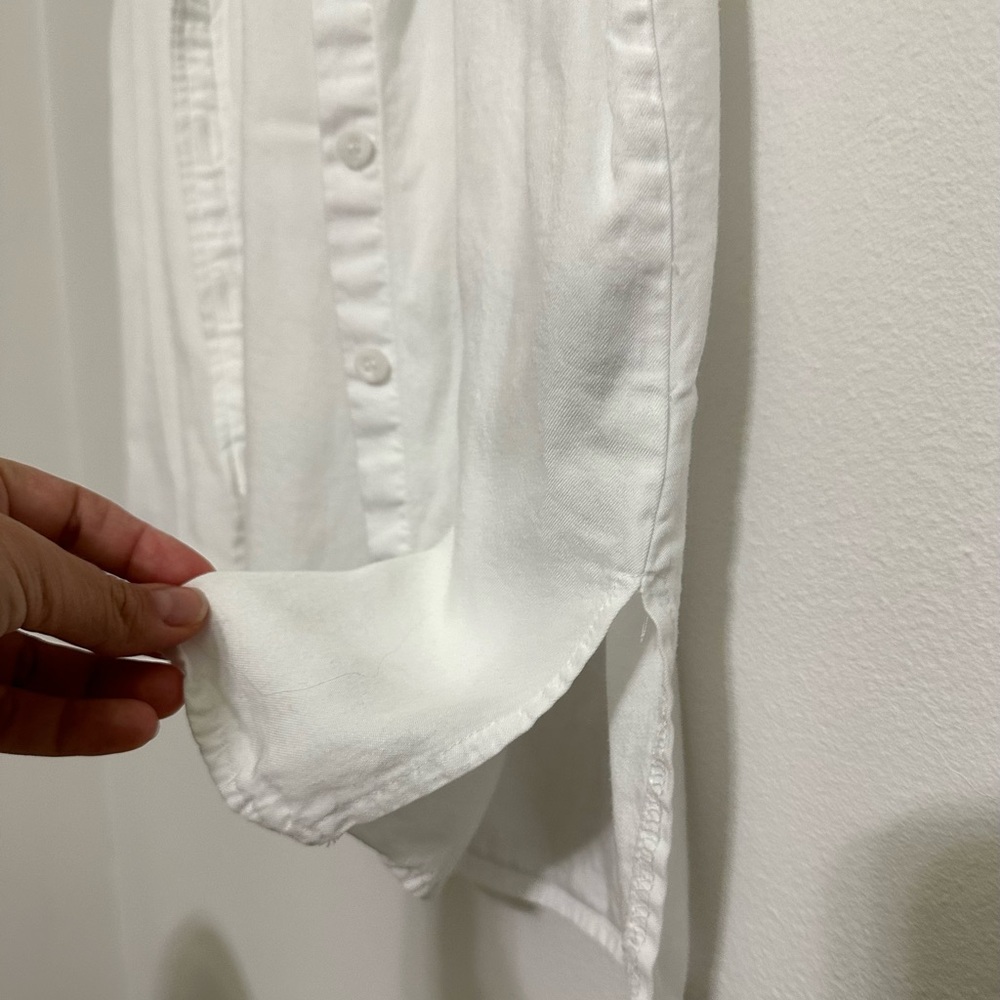 White Button-Down Top - Picture 4 of 7